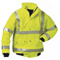 Hi Vis Bomber Jacket  safety sign