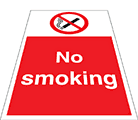 no smoking floor sign  safety sign