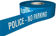 Police No Parking  safety sign